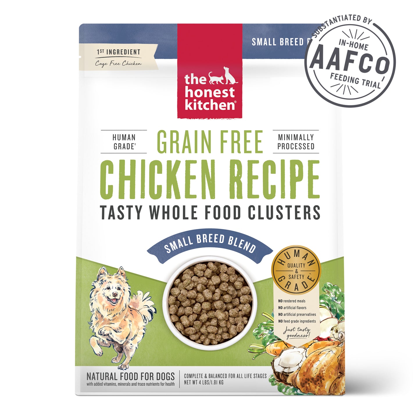 Grain Free Chicken Clusters for Small Breeds