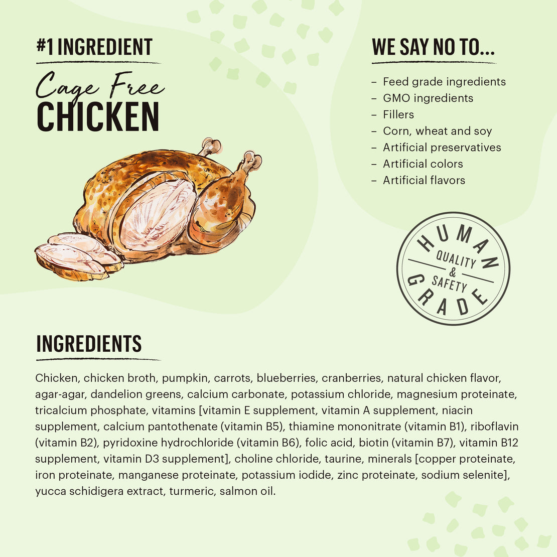 Minced Chicken in Bone Broth Gravy