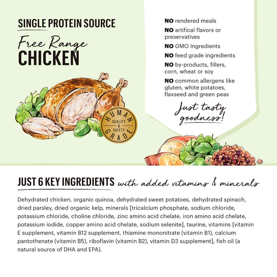 Dehydrated Limited Ingredient Chicken