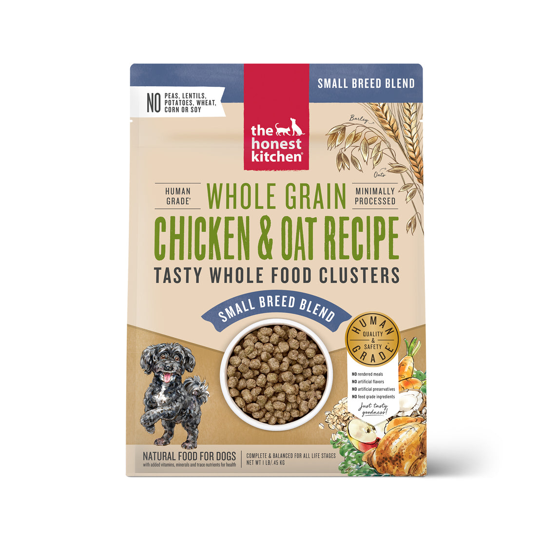 Whole Grain Chicken Whole Food Clusters for Small Breeds
