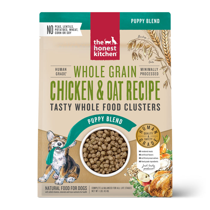 The Honest Kitchen Whole Grain Chicken Whole Food Clusters Puppy Dry Dog Food