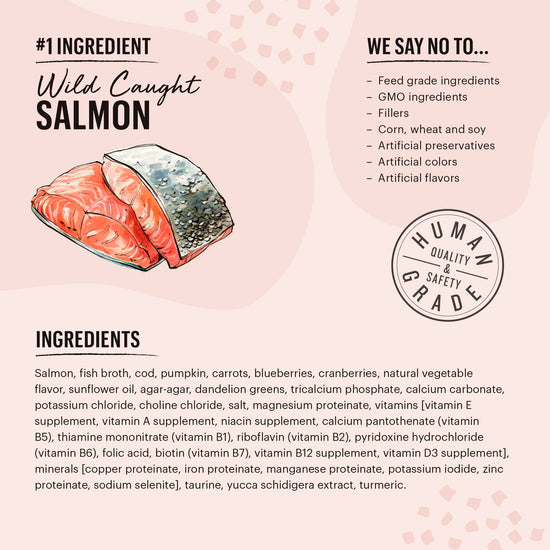 Minced Salmon & Cod in Fish Broth Gravy